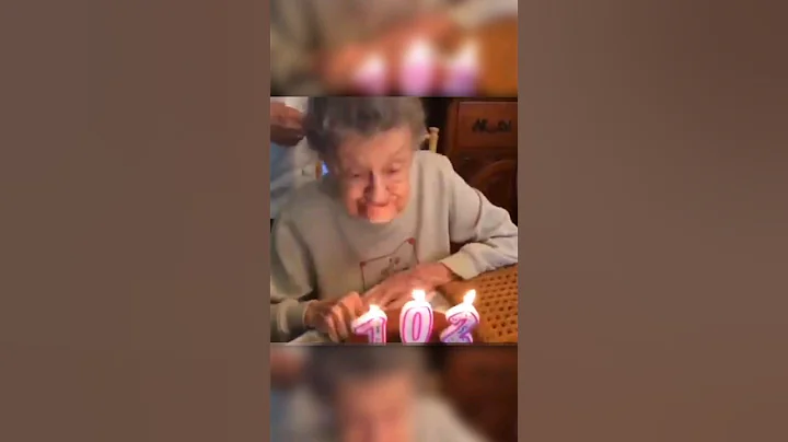 The Funniest 102 Years Old Lady on Her Birthday🤣🤣