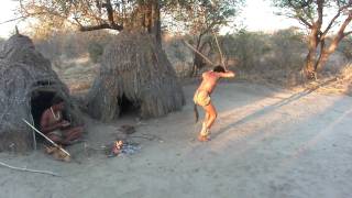 Bush Men - Orix Dance - Deception Valley Lodge - Kalahari - July 2010