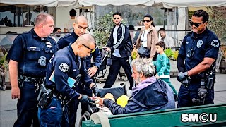 𝗕𝗢𝗔𝗥𝗗𝗪𝗔𝗟𝗞 𝗖𝗜𝗧𝗔𝗧𝗜𝗢𝗡: LAPD Cites Man for Open Container on Venice Beach Boardwalk