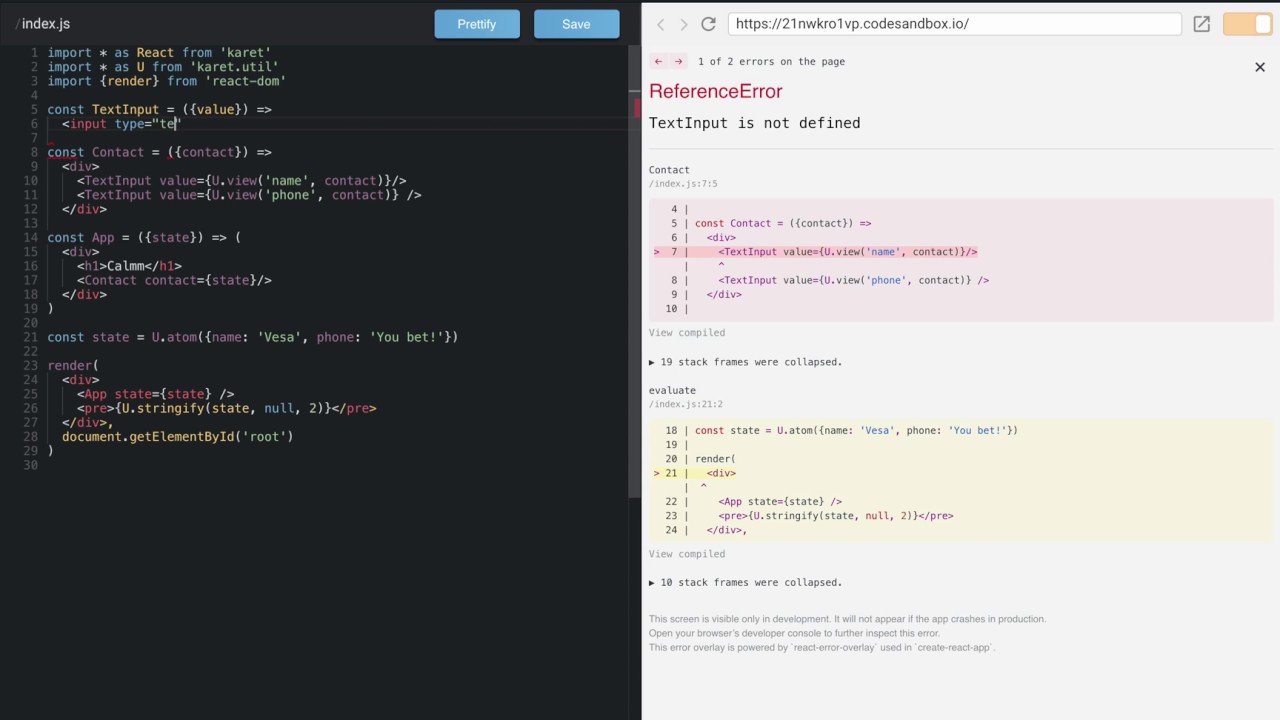 Editing a list of contacts (part 1)