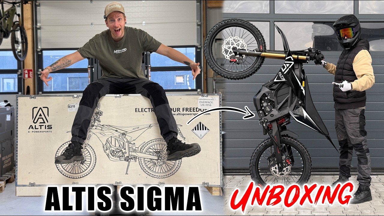 SIGMA Altis UNBOXING! 98V und 29PS! Ist das der SURRON Killer?