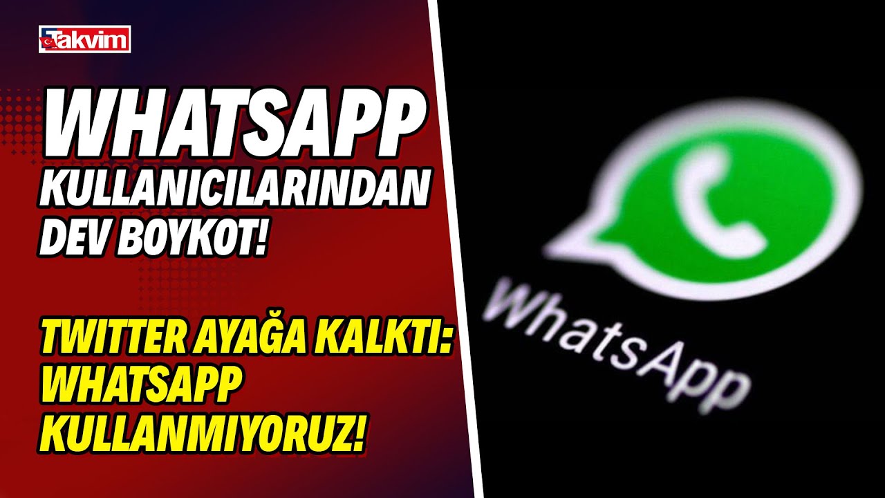 WhatsApp kullanıcılarından dev boykot! Twitter ayağa kalktı: WhatsApp kullanmıyoruz!