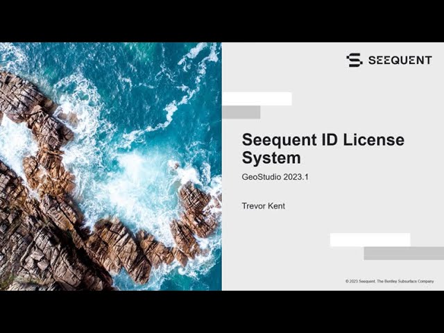 GeoStudio Licensing: Seequent ID Subscription License