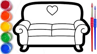 Bolalar Uchun Divan Rasm Chizishdrawing Sofa For Childrenрисование Диван Для Детей