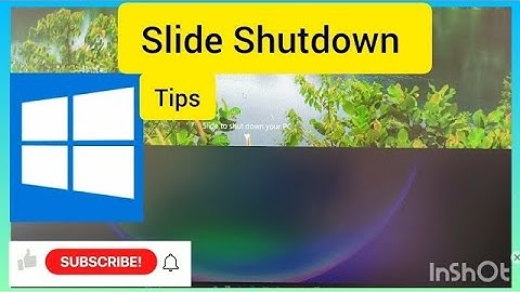 How to Shut Down Your Windows PC | Slide to Shutdown Method Explained
