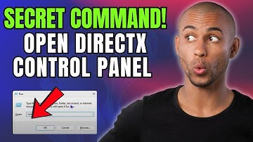 OPEN DirectX Control Panel in SECONDS with This Secret RUN Command!