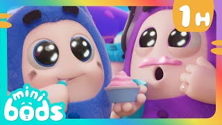 WOAH! Ice Cream Meltdown🍦| New Minibods Cartoons🌈 | Moonbug Kids After School