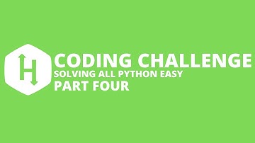 Solving ALL of Hackerrank Python Easy #4