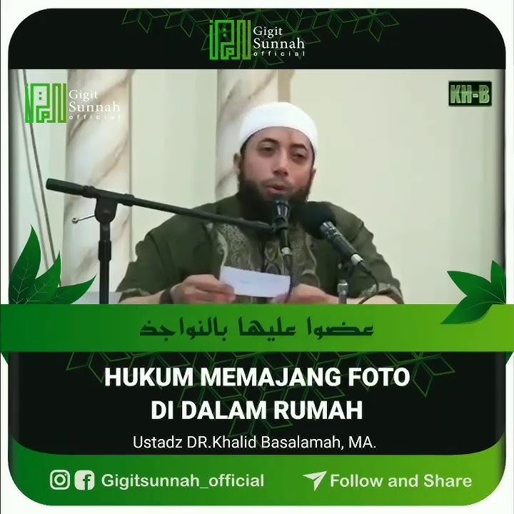 HUKUM MEMAJANG FOTO DALAM RUMAH