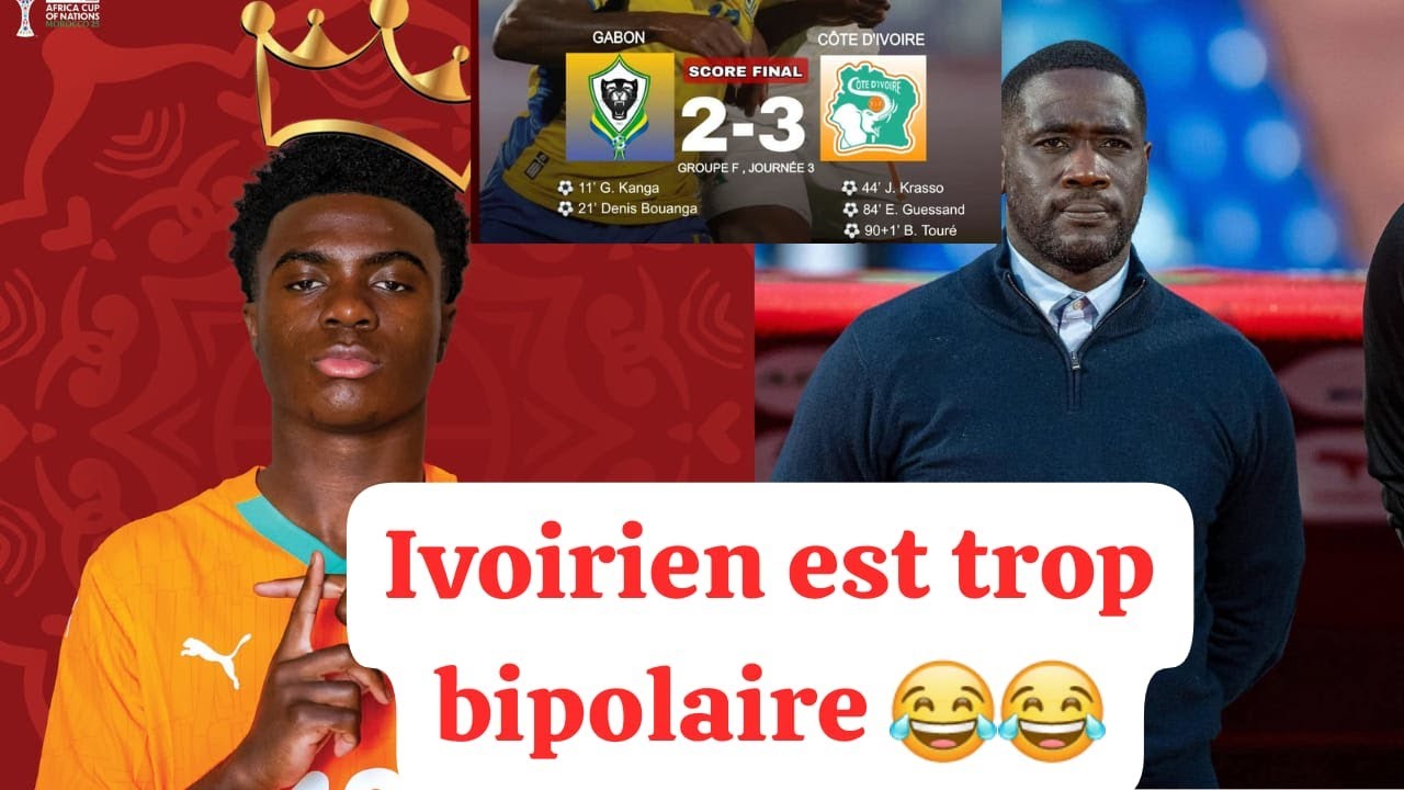 REMONTADA DE LA COTE D'IVOIRE 🇨🇮 SUR LE GABON 🇬🇦 !