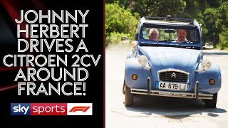 Johnny Herbert and Ted Kravitz drive a Citroen 2CV around France!
