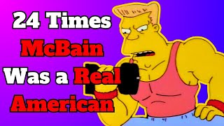 24 Times McBain Was a Real American | The Simpson