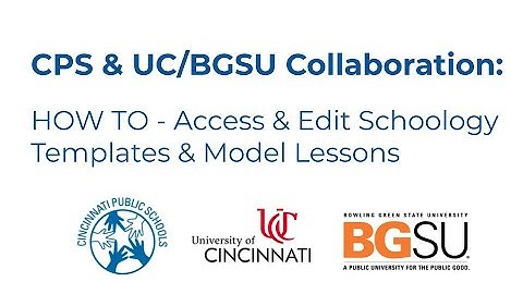 How to Access, Use, and Edit Schoology Course Templates