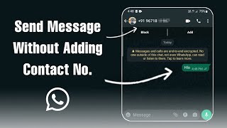 Send WhatsApp Message Without Saving Contact Number ( in Hindi ) by TECHY MIND 22 views 1 year ago 1 minute, 33 seconds