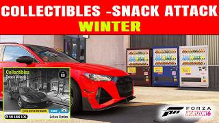 Forza Horizon 6 Collectibles  Smash 5 Vending Machines Location  Snack Attack Winter Season
