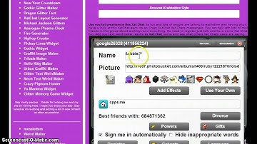 Xat: How to get funky letters.