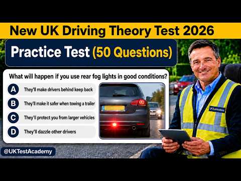 Driving Theory Test UK 2026 | 50 Hard Questions to Test Yourself