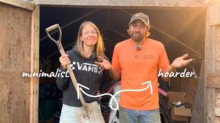 Hoarder vs Minimalist: Cleaning Our Shed After 11 YEARS!