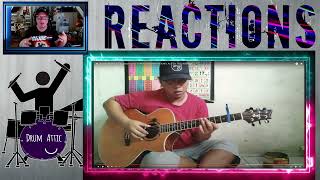 ALIP BA TA - Black or White (Fingerstyle Cover) Reaction #reaction