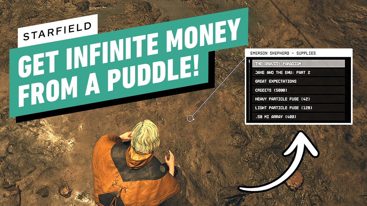 Starfield's second update fixes infinite money puddles, but not flying ...