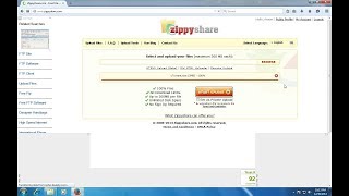 how to upload files to zippyshare screenshot 1