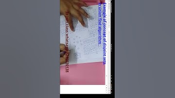 Disjoint sets in union find algorithm detects cycle in Kruskal algorithm | union find #vlog #shorts