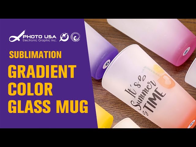 Sublimation Gradient Colored Shot Glass – Vinyl Fun