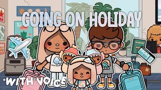 Family Of Five Goes On A Holiday Trip ✈️ 🏝 | *WITH VOICE* | Toca Boca Family Roleplay screenshot 4