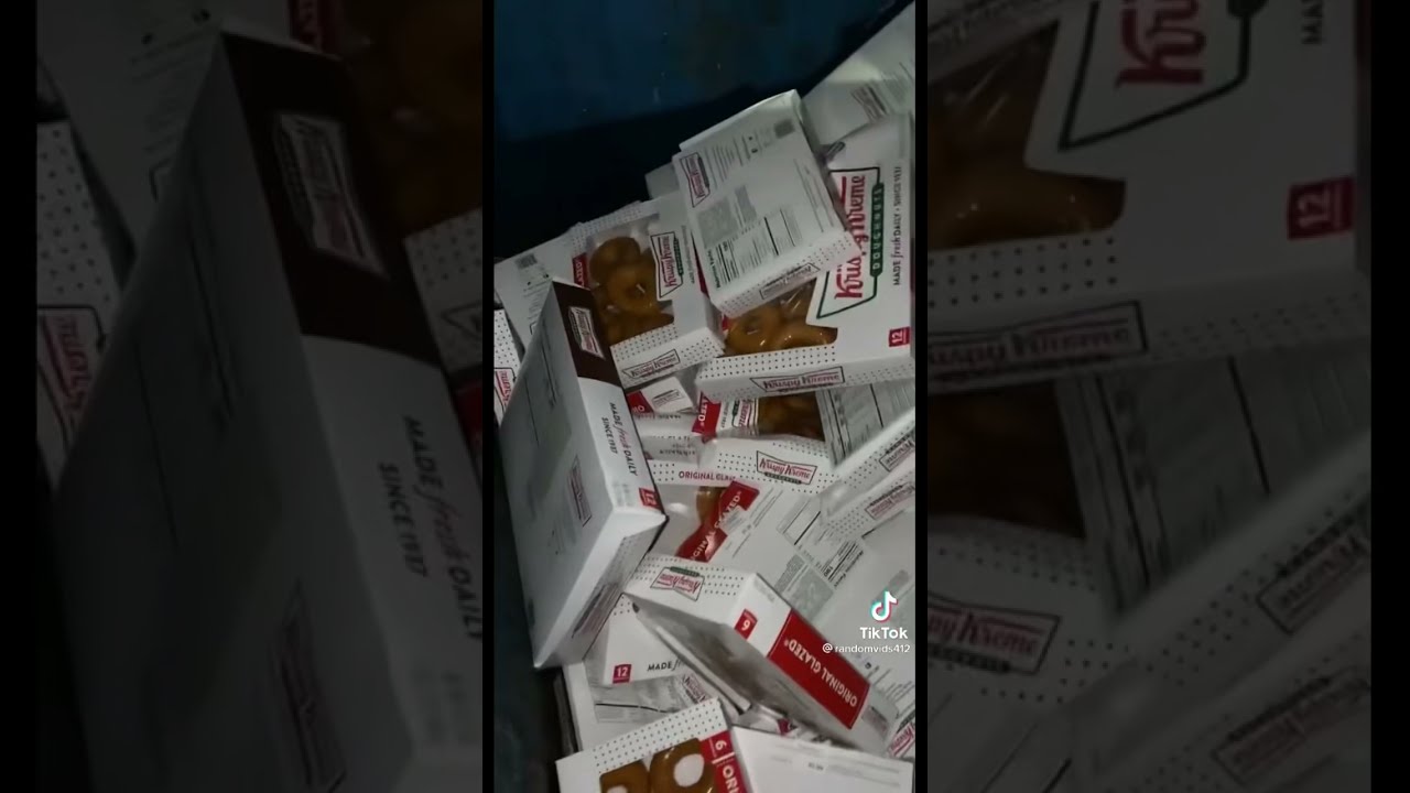 Going dumpster diving for donuts 