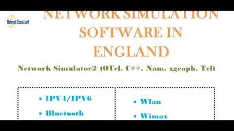 NETWORK SIMULATION SOFTWARE IN ENGLAND