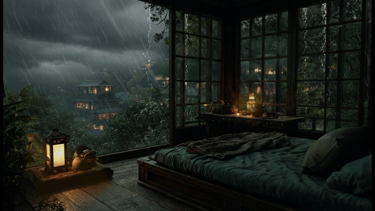 Forest Rain at Night 🌧 | Soothing Sounds for Rest & Relaxation