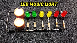 LED VU Meter | Music reactive light | C4 Circuit |