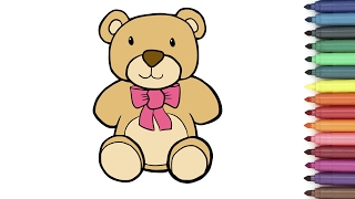 Teddy Bear [Coloring Page For Kids]