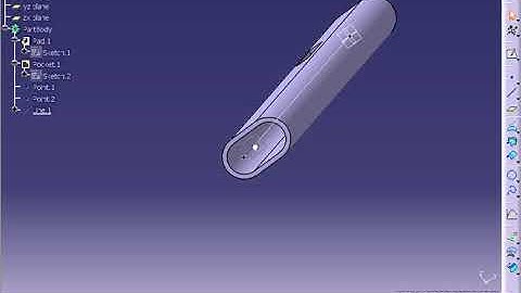 Catia V5 Tutorial 093   Compass Rotate Part