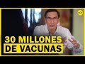 Martín Vizcarra anuncia que el Perú está en "conversaciones" para adquirir "30 millones de vacunas”