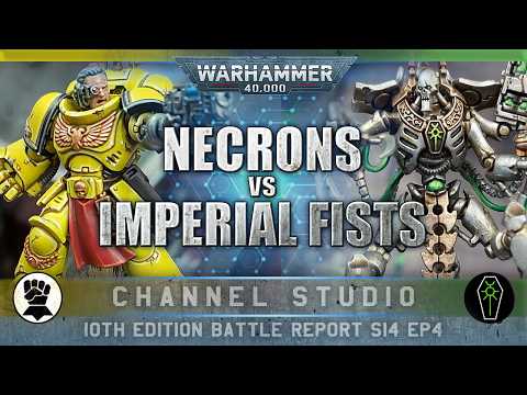 Nightbringer Necrons vs Imperial Fists Space Marines Warhammer 40K Battle Report 10thEdition 2000pts