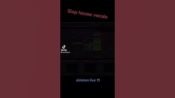 Create killer slap house vocals in Ableton Live 11 #shorts