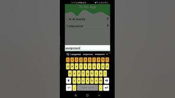 TO DO APP(Android studio, sqlite)