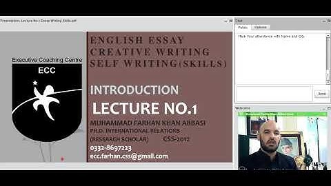 English Essay Video Sessions I By M Farhan Khan Abbasi