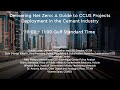 GCCA at COP28 - Delivering Net Zero: A Guide to CCUS Projects Deployment in the Cement Industry