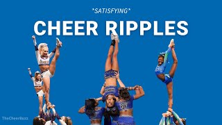 32 Satisfying Cheerleading Ripples You Should Watch (Stunts + Tumbling) by TheCheerBuzz 40,880 views 1 year ago 3 minutes, 6 seconds