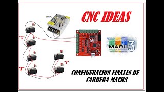 Conexión y configuración de Limit Switch Mach3