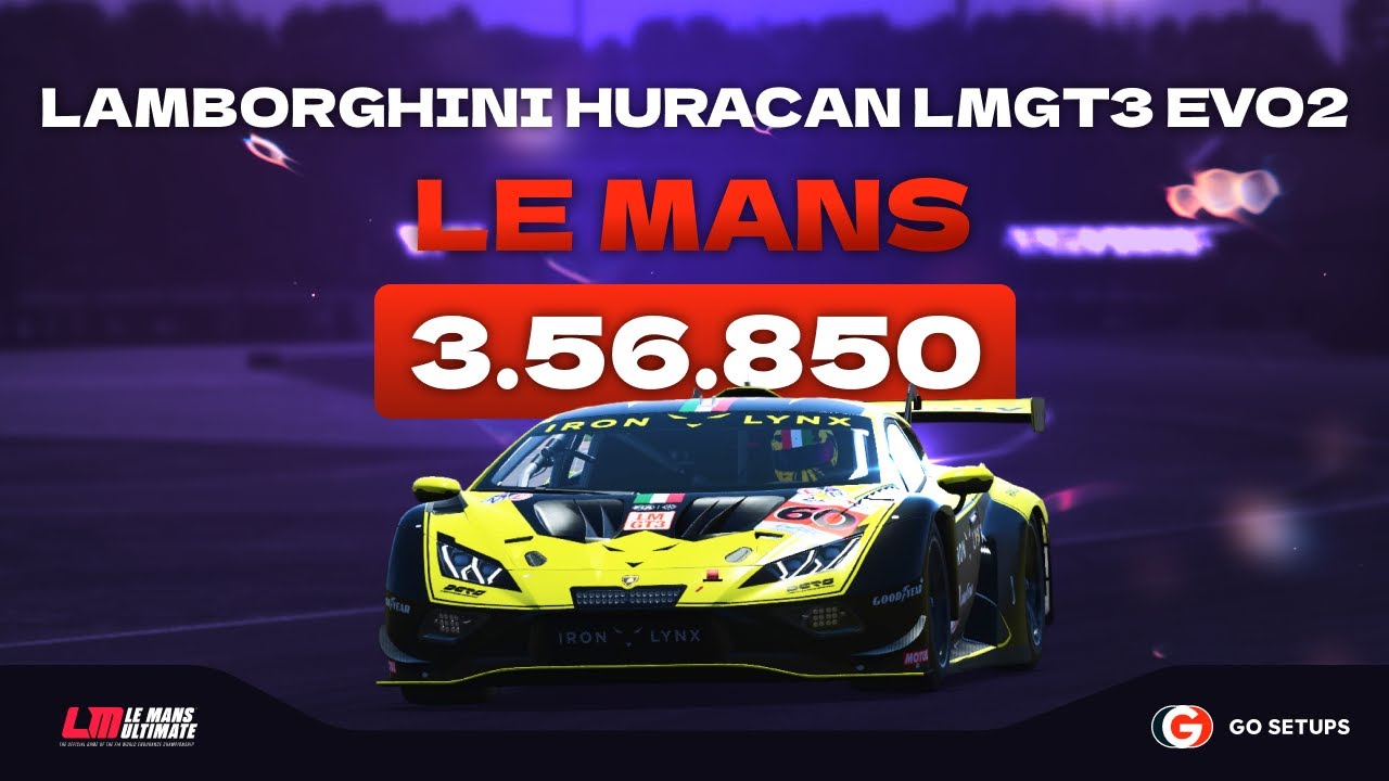 Le Mans Ultimate | Lamborghini Huracan LMGT3 EVO2 - Le Mans | U5 Hotlap