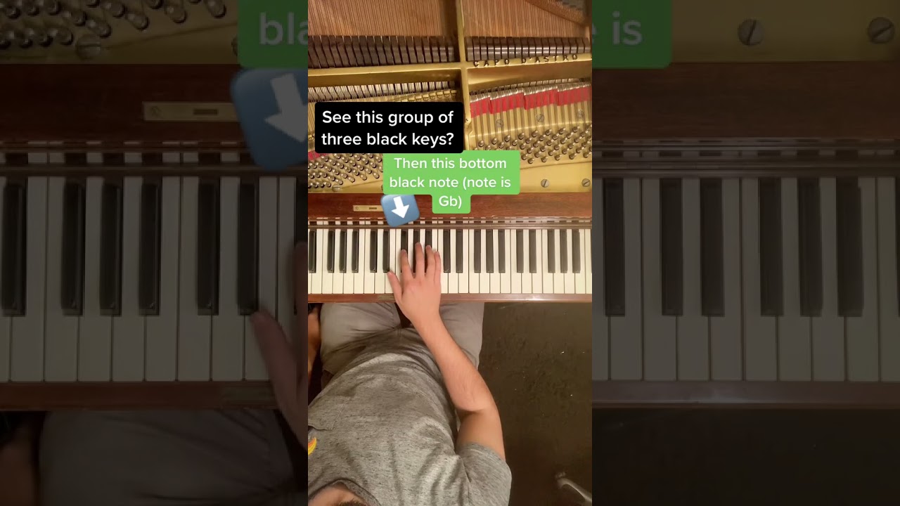 Learn the beginning of Super Mario on piano