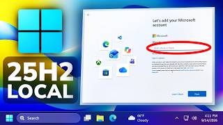 New Windows 11 25H2 Skip Microsoft Account Method (2026)