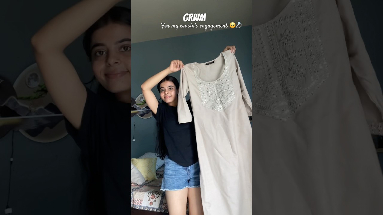 Grwm for my cousin’s engagement💍🫶🏼