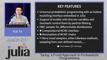 JuliaCon 2017 | Turing: a Fresh Approach to Probabilistic Programming | Kai Xu