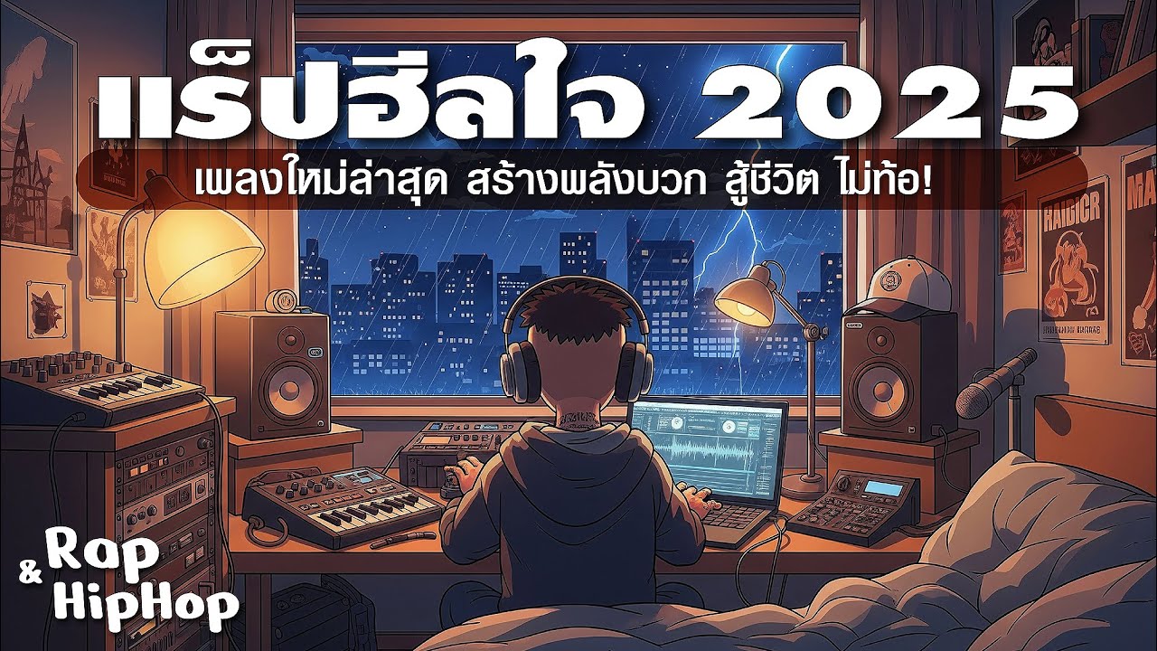 แร็ปฮีลใจ 2025  🚀  รวมเพลงฮิปฮอปไทย เพลงเพราะ สร้างพลังบวก สู้ชีวิต!