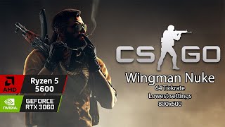 Ryzen 5 5600 & RTX 3060 | CSGO Wingman | Lowest settings | 800x600