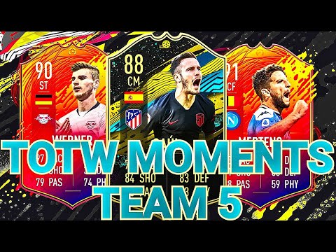 Video: FIFA 20 TOTW Moments 5: Alle Spelers Opgenomen In Het 5e Team Van De Week Moments Vanaf 15 April